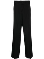 Blumarine pantalon droit à plis marqués - Noir