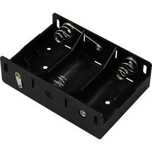 TRU COMPONENTS TC-13220480 Batterijhouder 3 D (mono) Soldeeraansluiting (l x b x h) 105 x 72 x 31 mm