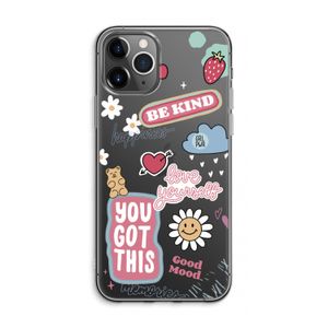 Positivity: iPhone 11 Pro Max Transparant Hoesje