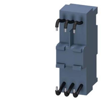 Siemens 3RA6890-0BA Adapter voor vermogensschakelaar 1 stuk(s) Instelbereik (stroomsterkte): 25 A (max) Schakelspanning (max.): 690 V/AC (b x h x d) 45 x 26 x