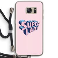 Superlady: Samsung Galaxy S7 Transparant Hoesje met koord