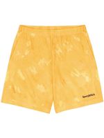 Sporty & Rich short de sport en coton à broderies - Jaune