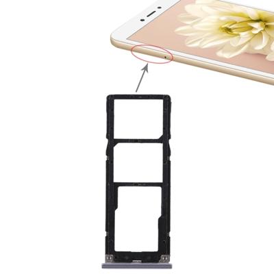 2 SIM-kaarthouder + Micro SD Card lade voor Xiaomi Redmi Opmerking 5A(Grey)