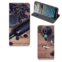 Nokia 2.4 | Flip Style Cover | Wijn