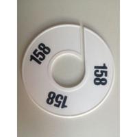 Maatring 11 cm wit/zwart 158