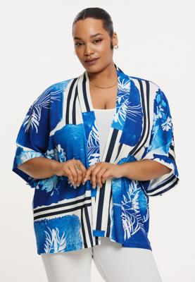 Yoek Kimono AZZURRO | Blauw | Maat 58/60
