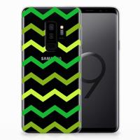 Samsung Galaxy S9 Plus | TPU bumper | Zigzag Groen