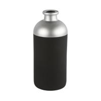 Countryfield fles madelon s zwart/zilverkleurig 25 cm | 12 stuks