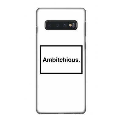 Ambitchious: Samsung Galaxy S10 4G Volledig Geprint Hoesje