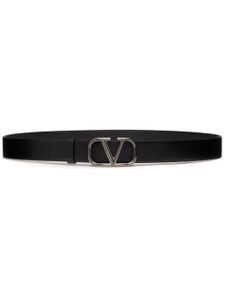 Valentino Garavani ceinture VLogo Signature 30 mm en cuir - Noir