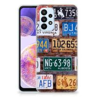 Samsung Galaxy A23 | Siliconen hoesje | met foto Kentekenplaten