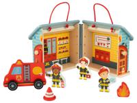 Playtive Draagbaar poppenhuis (Poppenhuisbrandweer) - thumbnail