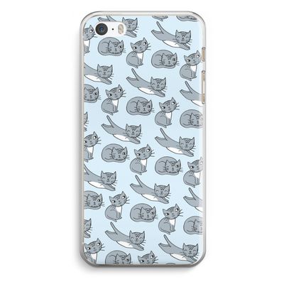 Poezen: iPhone 5 / 5S / SE Transparant Hoesje
