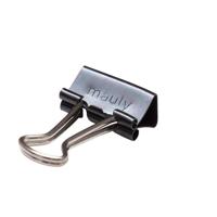 Papierklem MAUL 215 foldback 13mm capaciteit 4mm zwart 12 stuks