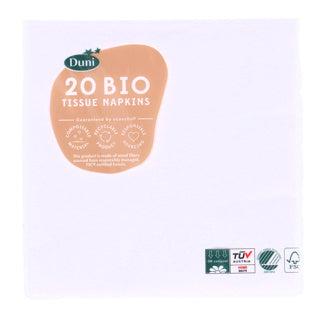 Duni Servetten white 33x33 cm