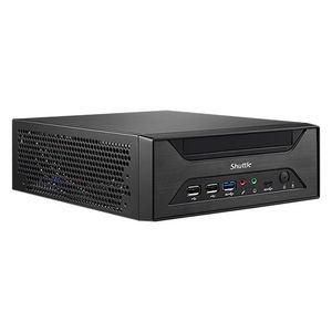 Shuttle XPC slim Barebone XH610 - S1700, Intel H610, 1xDP, 1xHDMI, 1x VGA, 2x COM (RS232), 2x LAN (2.5G and 1G), 1x slim 5.25", 2x 3.5", 2x M.2, 24/7 permanent gebruik