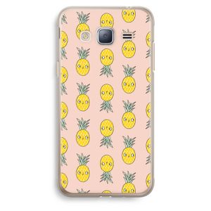 Ananas: Samsung Galaxy J3 (2016) Transparant Hoesje