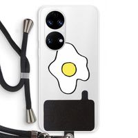 Spiegelei: Huawei P50 Transparant Hoesje met koord