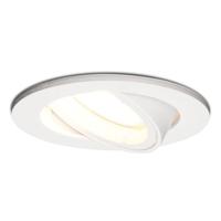 Set van 3 Dublin LED inbouwspot - 5 Watt 400 Lumen - 4000K Neutraal wit - GU10 - Dimbaar - Rond - Kantelbaar - IP20 waterdicht - Wit