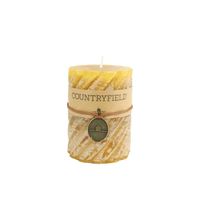 Countryfield Stompkaars met ribbel Amber Ø7 cm Hoogte 15 cm