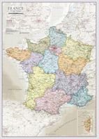 Wandkaart Classic Frankrijk | 60 x 42 | Maps International - thumbnail