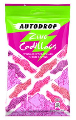 Autodrop Autodrop - Zure Cadillacs 85 Gram 16 Stuks