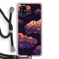 Patroon Wolken: Samsung Galaxy A51 5G Transparant Hoesje met koord