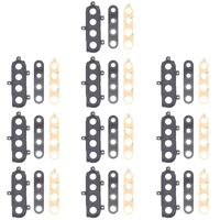 10 PCS Camera Lens Cover for Samsung Galaxy A21 SM-A215(Black)