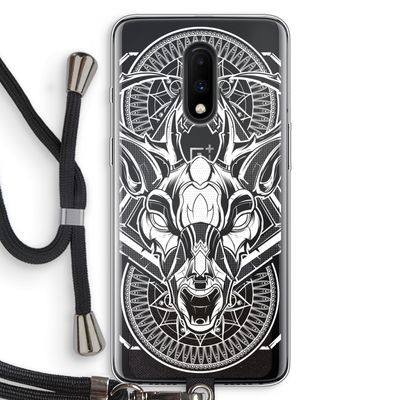 Oh Deer: OnePlus 7 Transparant Hoesje met koord