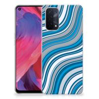 OPPO A93 5G TPU bumper Waves Blue