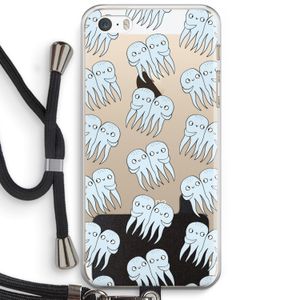 Octopussen: iPhone 5 / 5S / SE Transparant Hoesje met koord