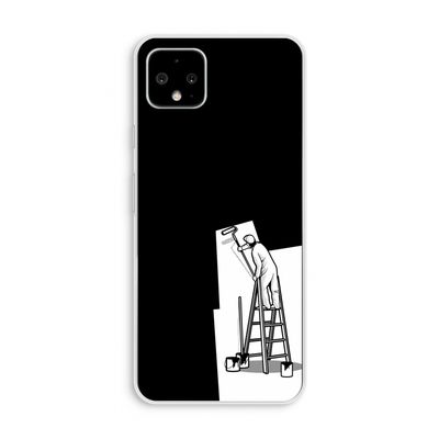 Musketon Painter: Pixel 4 XL Transparant Hoesje