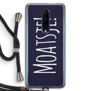 Moatsje!: OnePlus 7 Pro Transparant Hoesje met koord