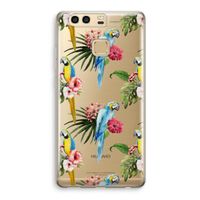 Kleurrijke papegaaien: Huawei P9 Transparant Hoesje Kleurrijke papegaaien: Huawei P9 Transparant Hoesje