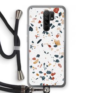 Terrazzo N°4: Xiaomi Redmi 9 Transparant Hoesje met koord
