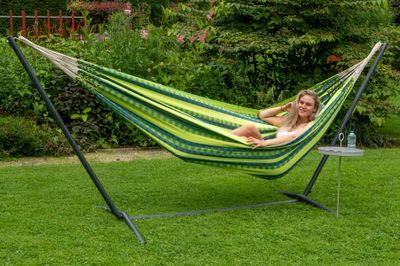Hangmat met Standaard Tweepersoons 'Easy & Premium' Lemon - Groen - Colombiaanse - 150 kg - Tropilex