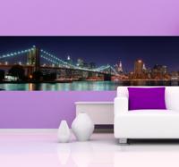 Sticker fotobehang Brooklyn Bridge Sticker fotobehang Brooklyn Bridge