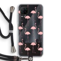 Anything Flamingoes: Huawei P40 Lite Transparant Hoesje met koord