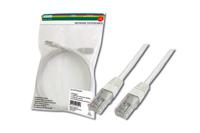 Digitus DK-1611-005/WH RJ45 Netwerkkabel, patchkabel CAT 6 U/UTP 0.50 m Wit Halogeenvrij 1 stuk(s)