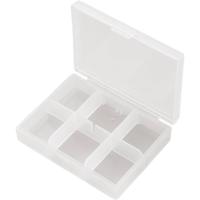 TRU COMPONENTS PP06-01 Assortimentsdoos (l x b x h) 84 x 63 x 20 mm Aantal vakken: 6 Variabele onderverdeling Inhoud 1 stuk(s) - thumbnail