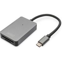 Digitus DA-70333 geheugenkaartlezer USB 2.0 Type-C Grijs