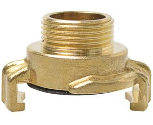 Kirchhoff Messing snelkoppelingsdraad, blank, 1"ET - 989872048