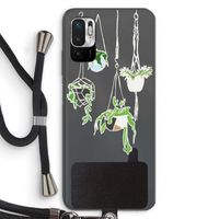 Hang In There: Xiaomi Redmi Note 10 5G Transparant Hoesje met koord