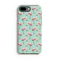 Flamingoprint groen: iPhone 8 Plus Tough Case