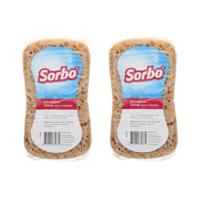 Jumbo Sorbo schoonmaakspons / autospons viscose 17 x 11 cm