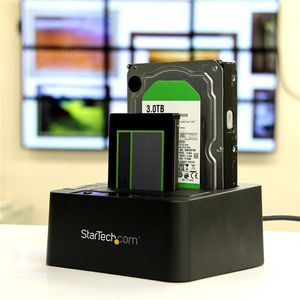 StarTech.com USB 3.1 (10bps) dubbel harddisk docking station voor 2,5 en/of 3,5" SATA SSD/HDD