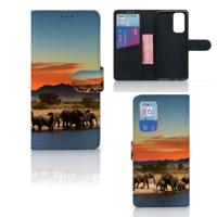 OnePlus 9 Pro | Telefoonhoesje | Met pasjeshouder | Olifanten OnePlus 9 Pro | Telefoonhoesje | Met pasjeshouder | Olifanten