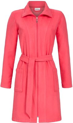 Stoere dames badjas Ringella roze