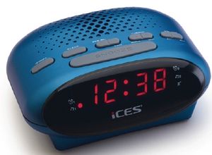 ICR-210 radio Klok Blauw