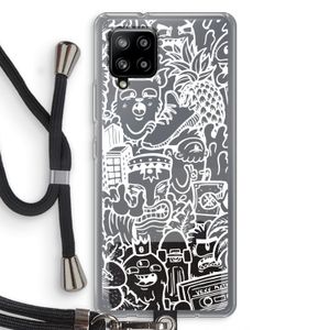 Vexx Mixtape #2: Samsung Galaxy A42 5G Transparant Hoesje met koord
